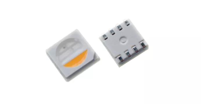 Mide launches 5050 package four-in-one color LED to achieve high luminous efficiency mixed light effect Simede pushes 5050 package four-in-one color LED to achieve high luminous efficiency mixed light effect